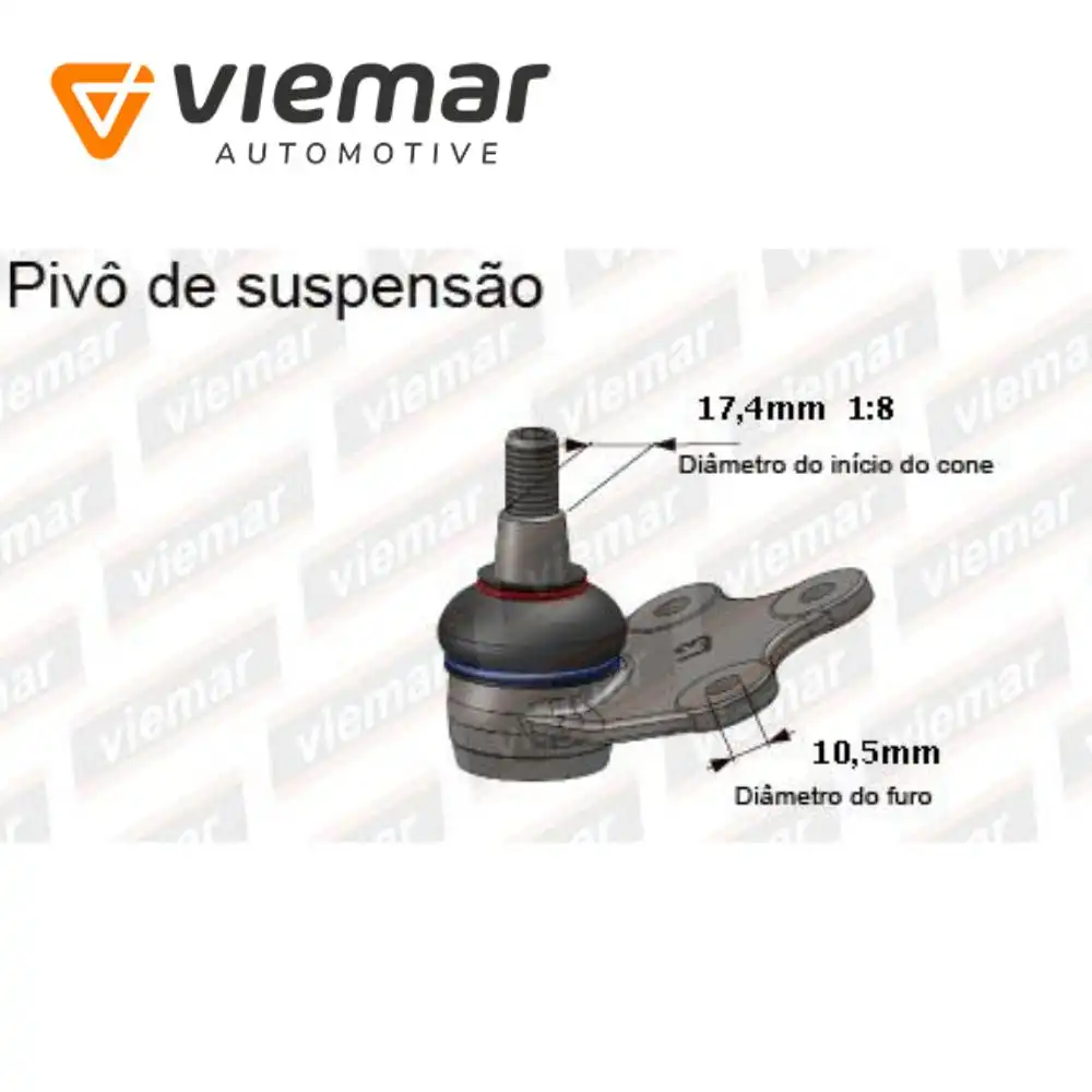 PIVO TOYOTA HILUX SW4 1996 A 2002 INFERIOR DIREITO