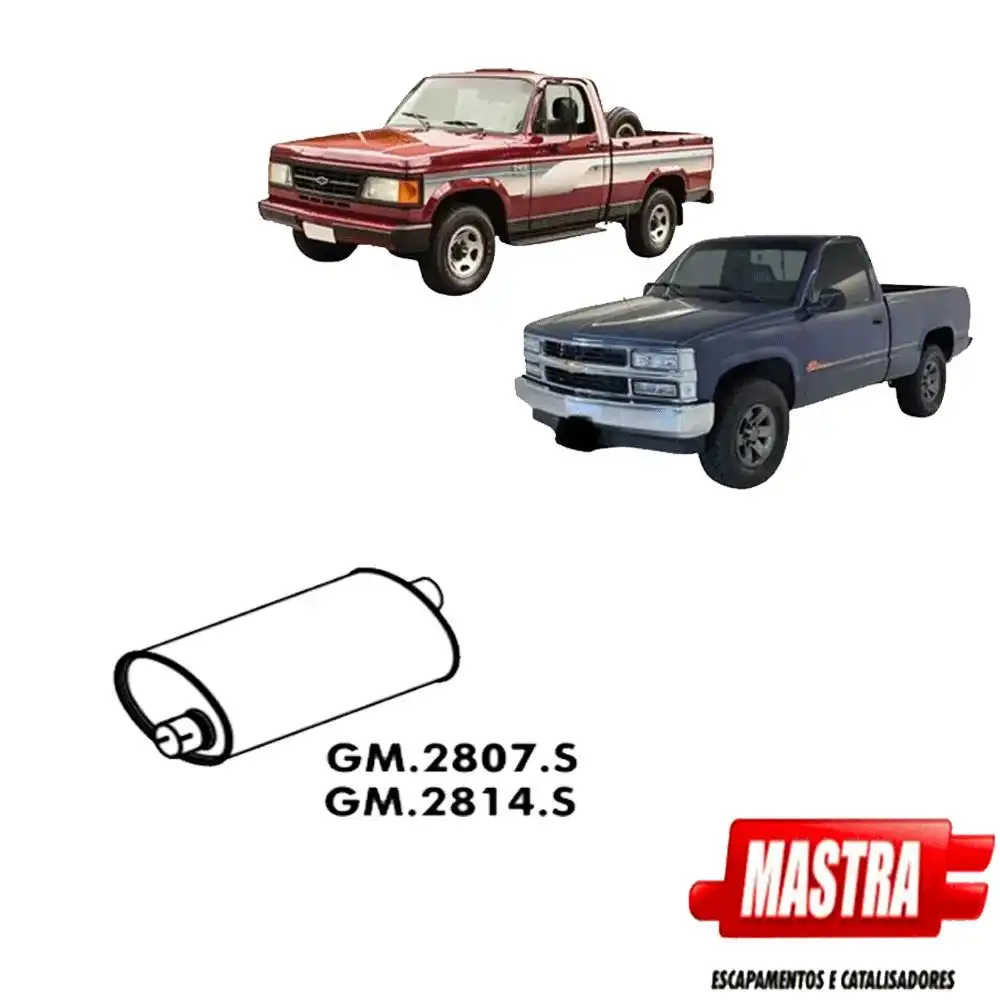 SILENCIOSO INTERMEDIARIO SILVERADO 4.1 1997 A 2001 GASOLINA
