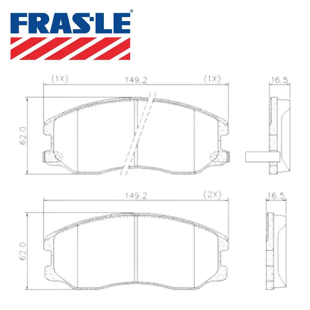 PASTILHA FREIO DIANTEIRA CAPTIVA 2.4 4X2 2009/ CERAMICA