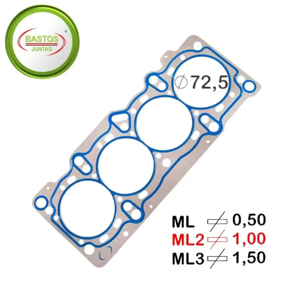 JUNTA CABECOTE UNO 1.4 8V FIRE EVO 2010 A 2016 METAL SOB MED