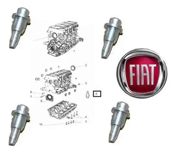 BICO INJ OLEO CAMISA FIAT FIRE 1.0