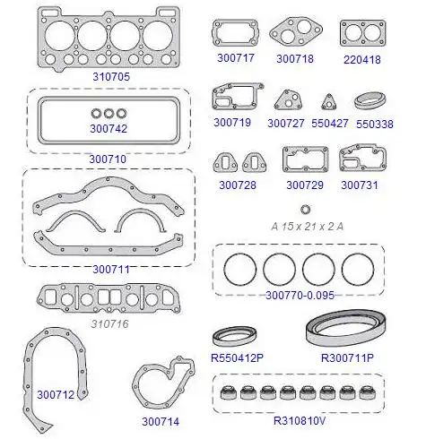 JUNTA MOTOR CHT GOL 1000,ESCORT HOBBY C/ RET