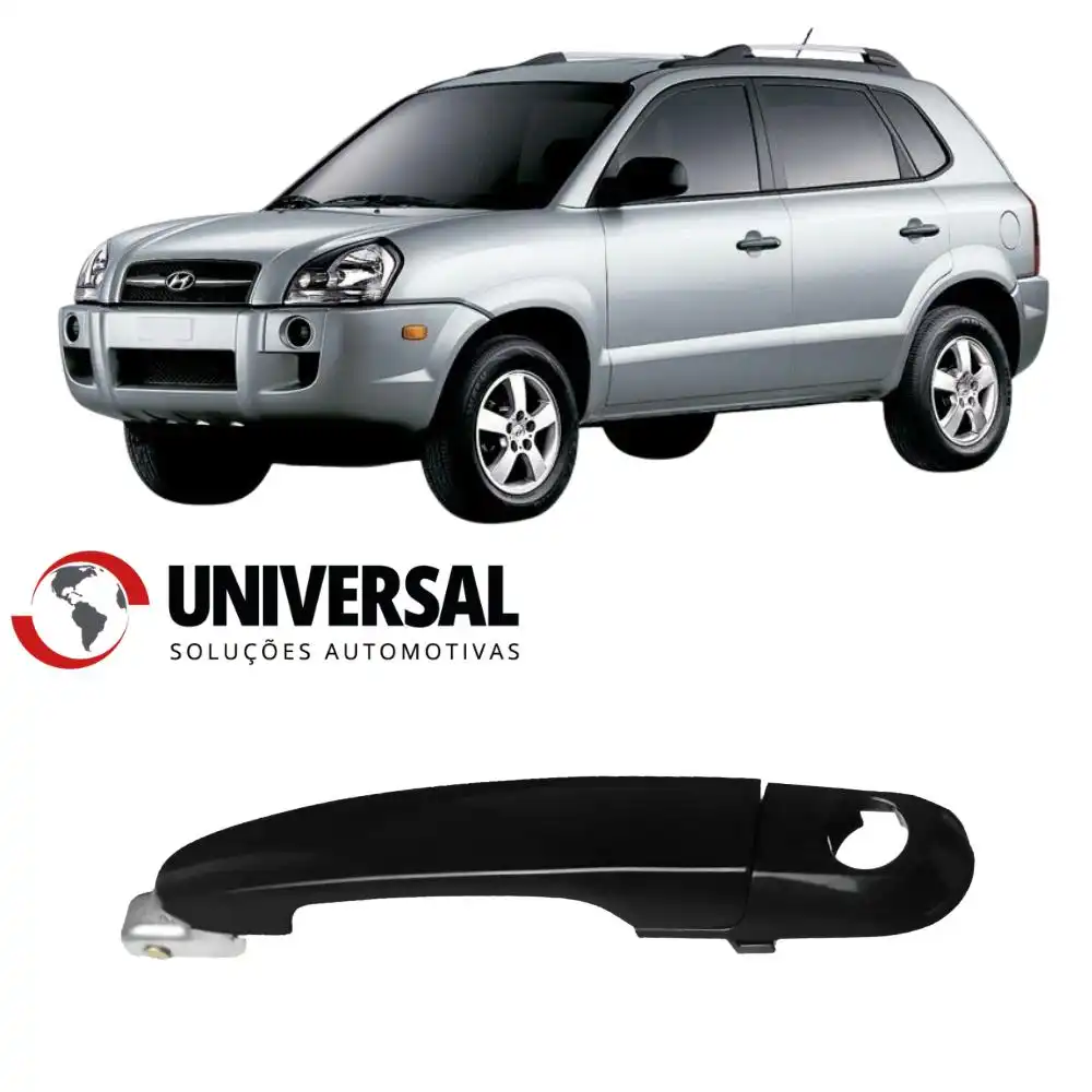 MACANETA EXT HYUNDAI TUCSON 05/ DIANT ESQ PRETO S/ CHAVE C/