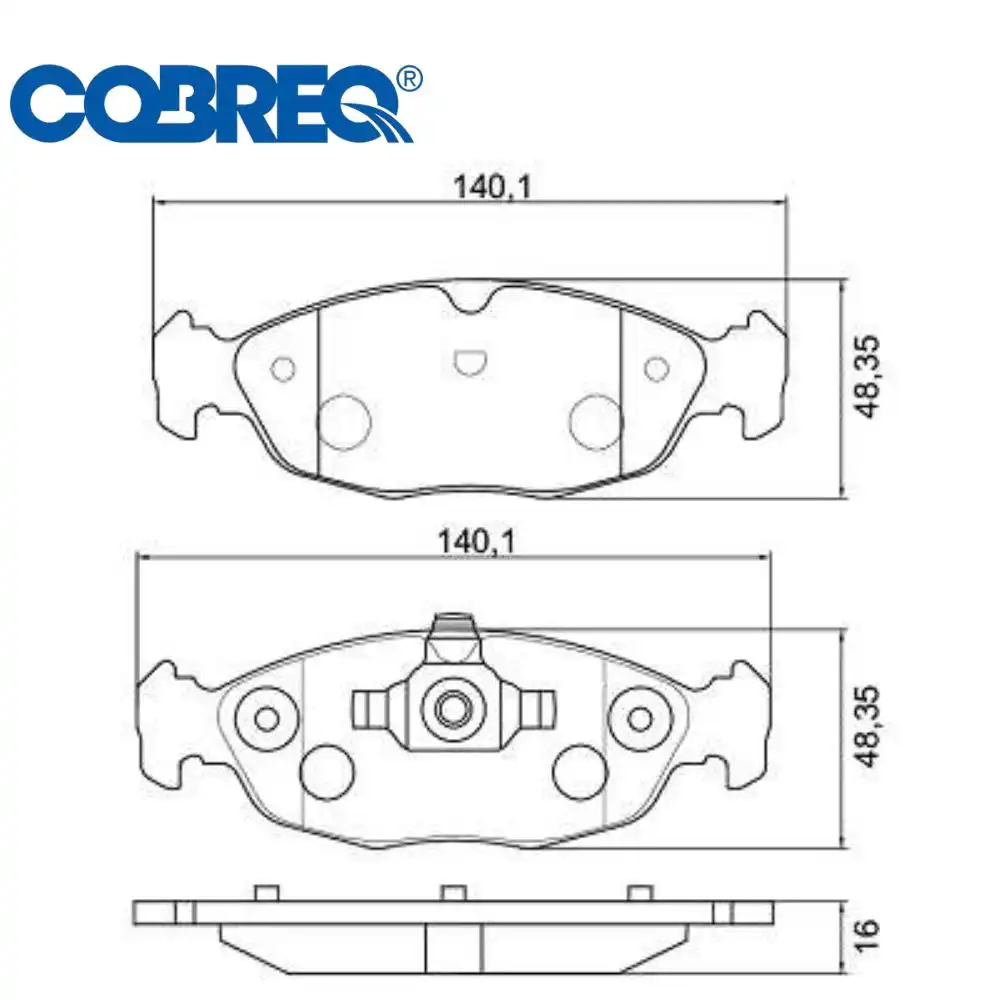 PASTILHA FREIO DIANTEIRA CORSA 1.0 2010/