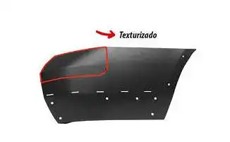 PONTEIRA PARACHOQUE TRAS SAVEIRO CROSS G5 G6 LAT DIR LISO PA