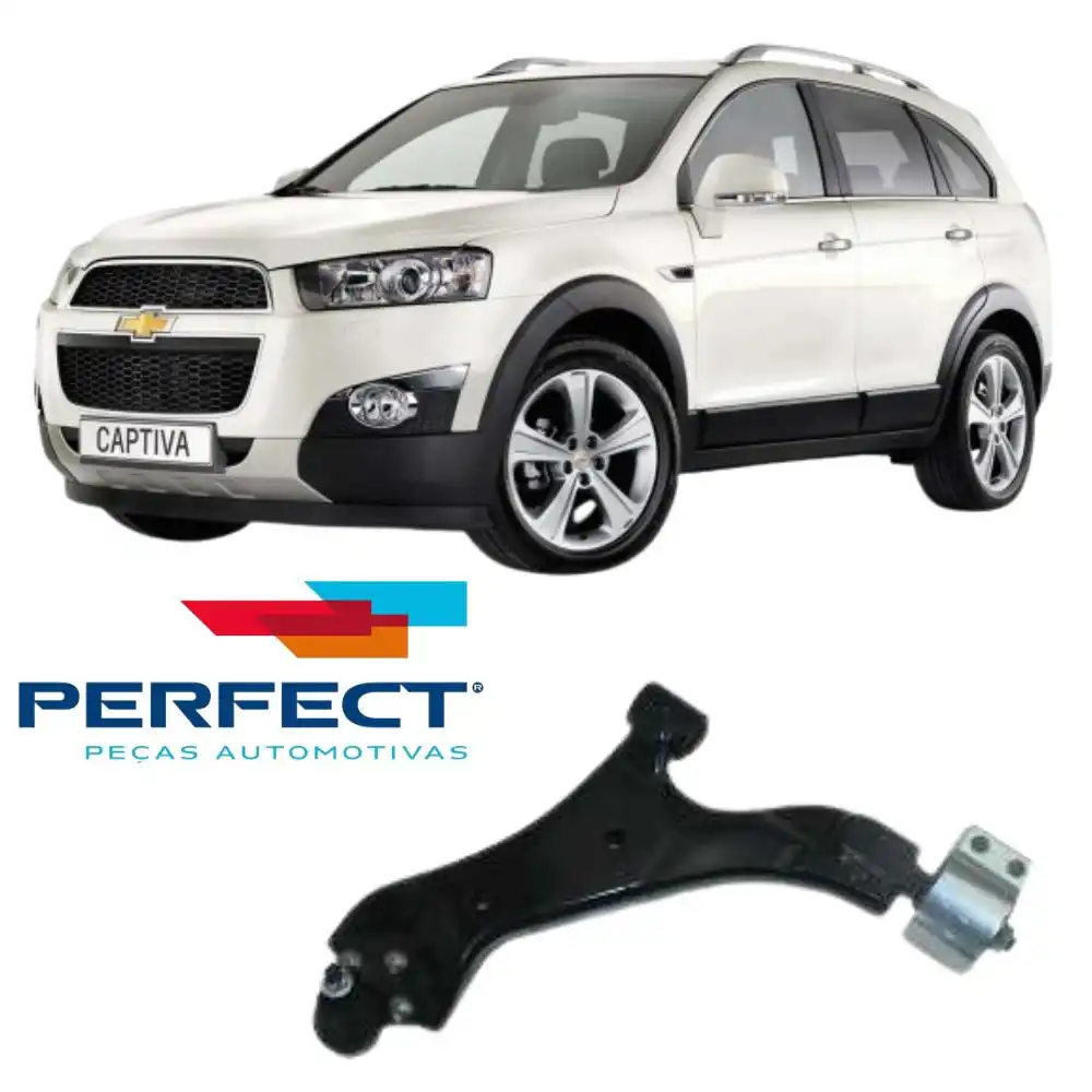 BANDEJA DIANTEIRA CAPTIVA 2008 A 2016 ESQUERDA COM PIVO