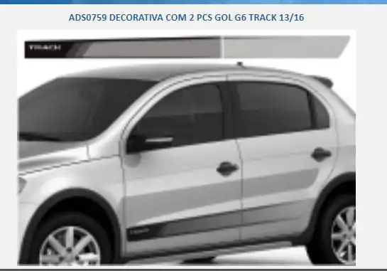 FAIXA LATERAL GOL RALLYE GER V 2008/ TRACK