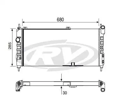RADIADOR CORSA 1.0 1.4 1.6 1994 A 2010 C/AR
