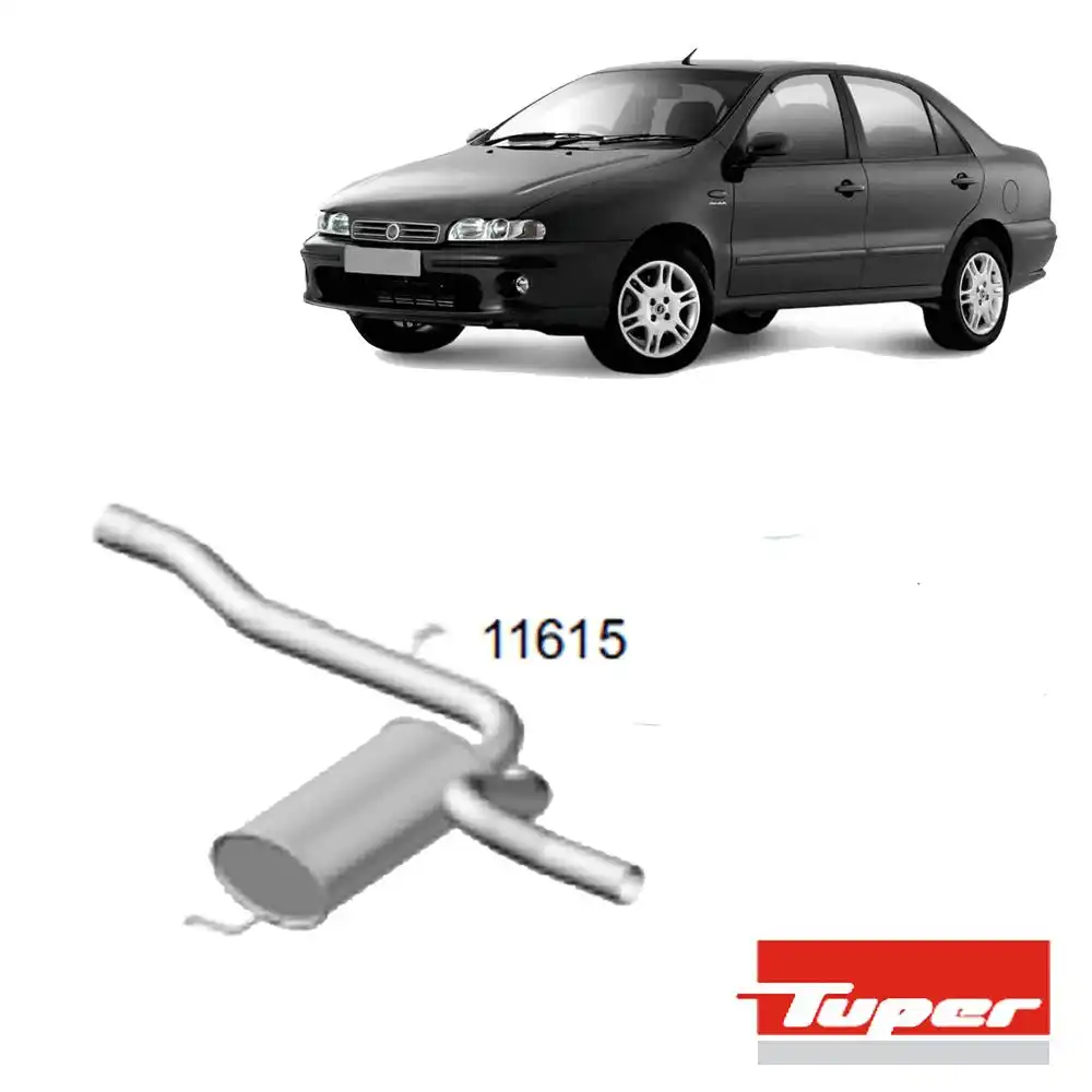SILENCIOSO INTERMEDIARIO FIAT MAREA 2.0 2.4 20V 1999 A 2007
