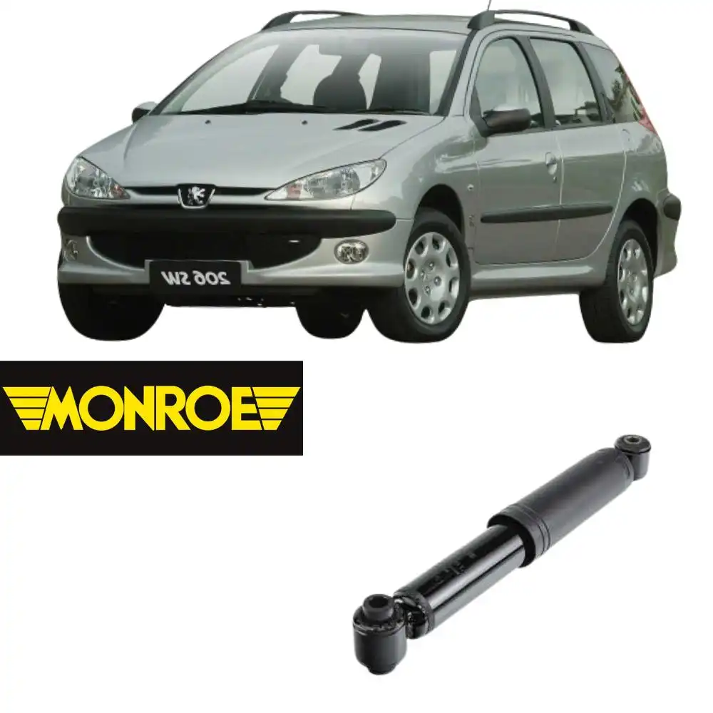 AMORTECEDOR TRASEIRO PEUGEOT 206 SW 2005 A 2009