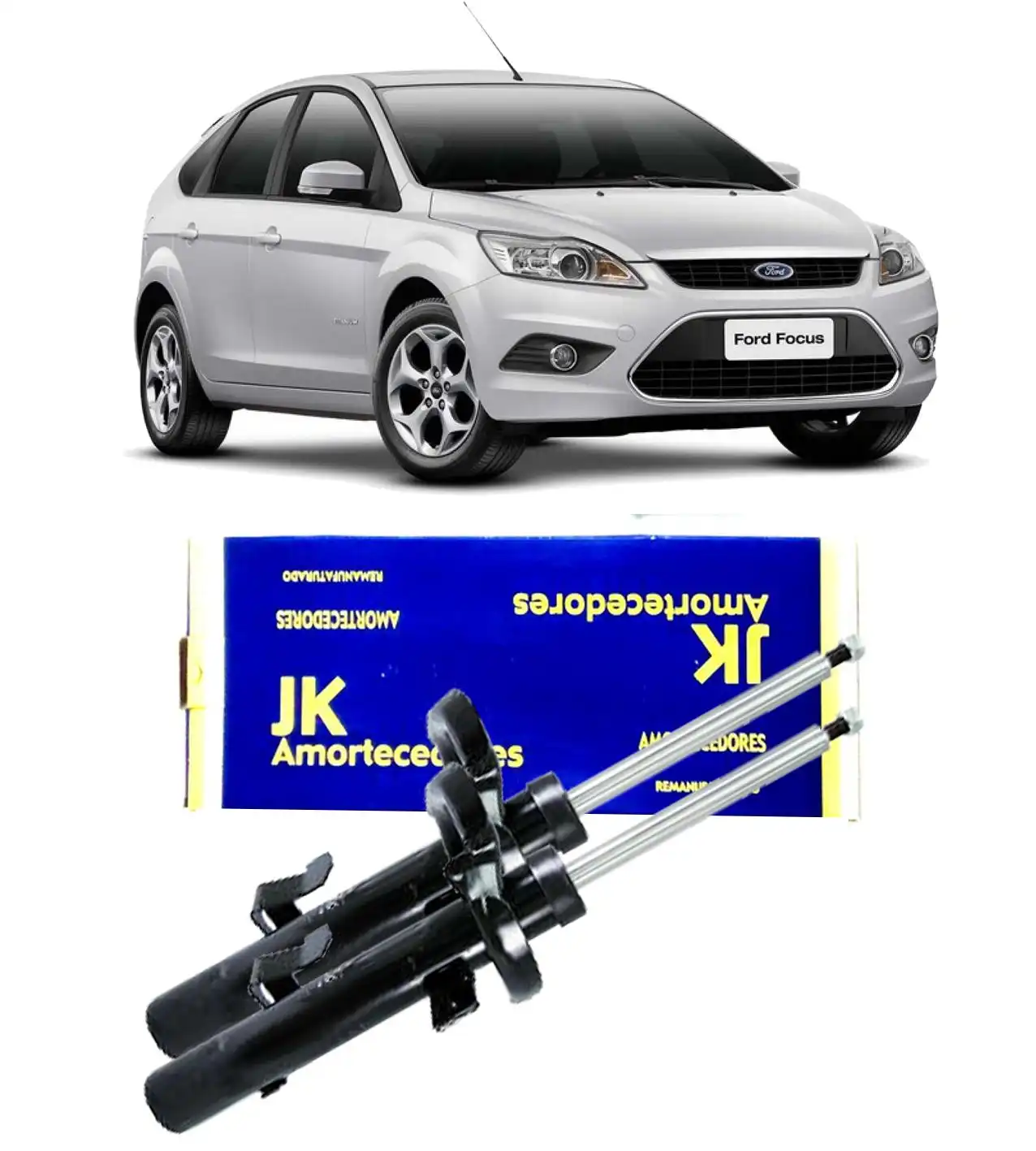AMORTECEDOR DIANTEIRO FOCUS 2009 A 2013 REMANUFATURADO JG