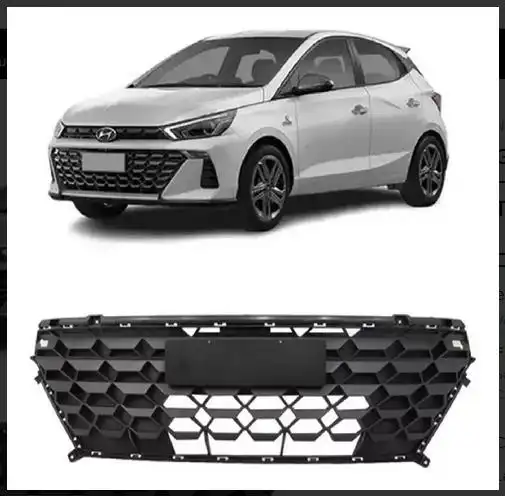 GRADE RADIADOR HYUNDAI HB20 2023 EM DIANTE PRETA TEXT