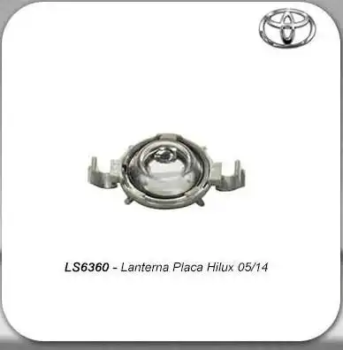 SINAL PLACA TOYOTA HILUX 2005 A 2014