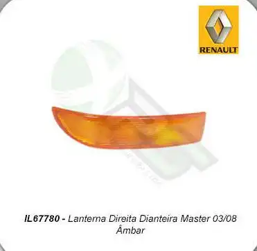 SINAL DIANT RENAULT MASTER 03/09 DIR AMBAR