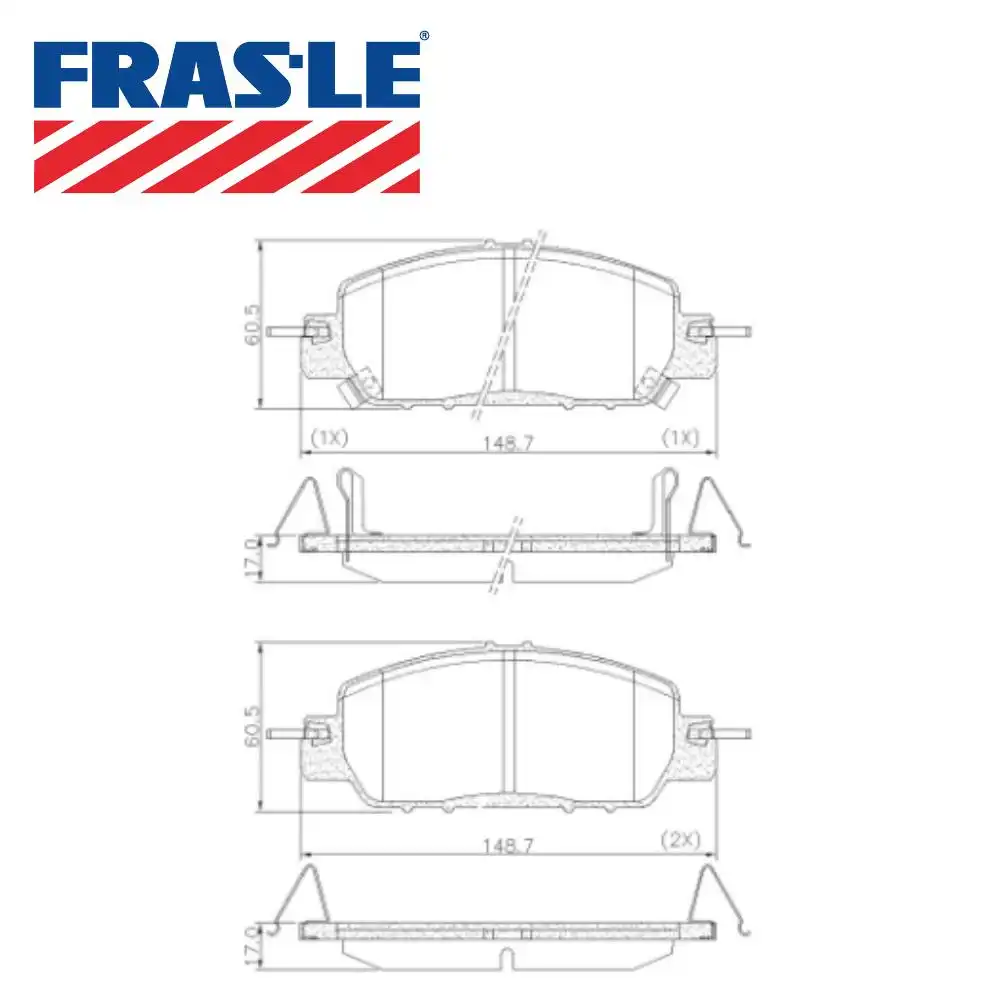 PASTILHA FREIO DIANTEIRA HONDA CIVIC 1.5 2.0 2017 A 2019