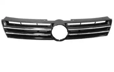 GRADE RADIADOR FOX SPACEFOX 10/14 PRETA COM FRISO CROMADO