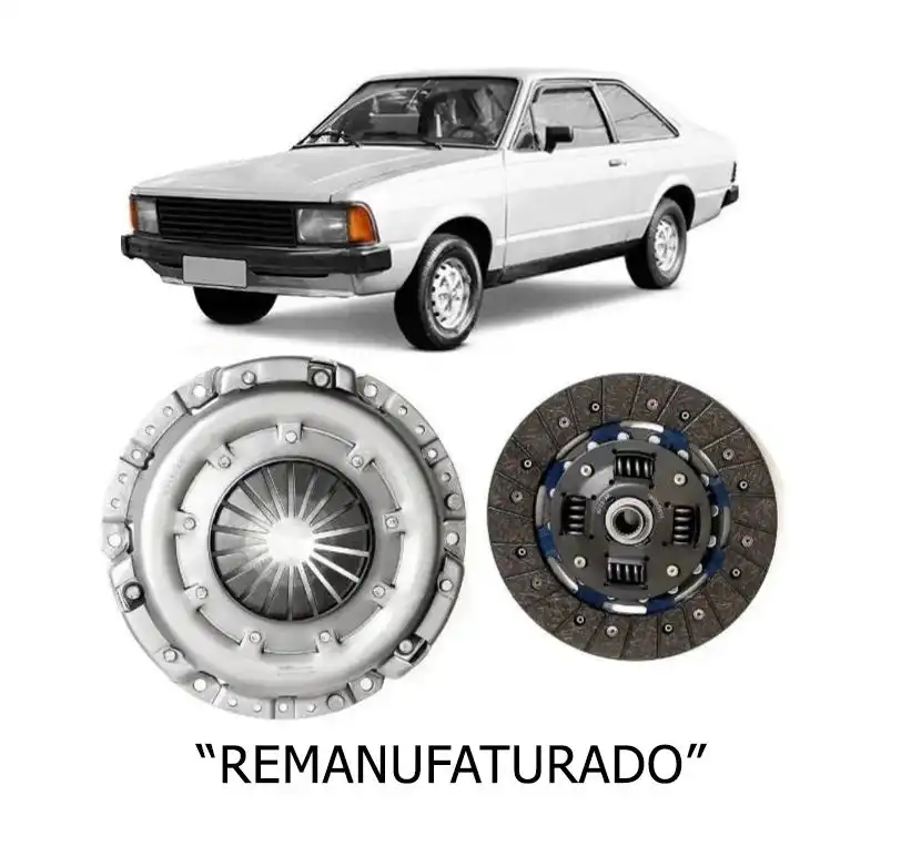 KIT EMBREAGEM CORCEL 2 1.6 8V 1978 A 1982 SEM ROLAMENTO