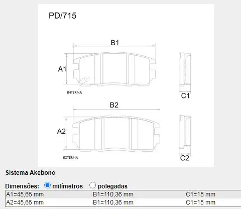 PASTILHA FREIO TRASEIRA CAPTIVA 2.4 16V 2006/