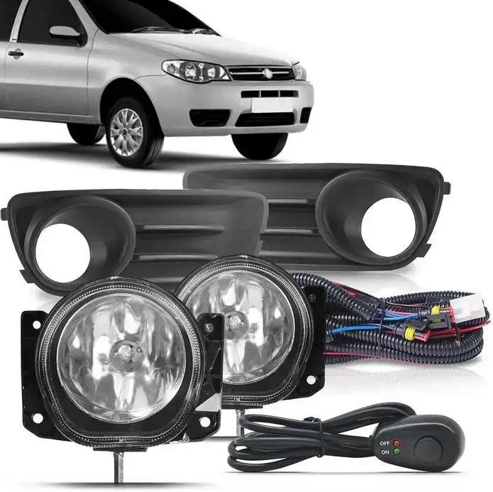 KIT FAROL AUX PALIO/SIENA ECONOMY 2010 DIANTE C/ BOTAO UNIV