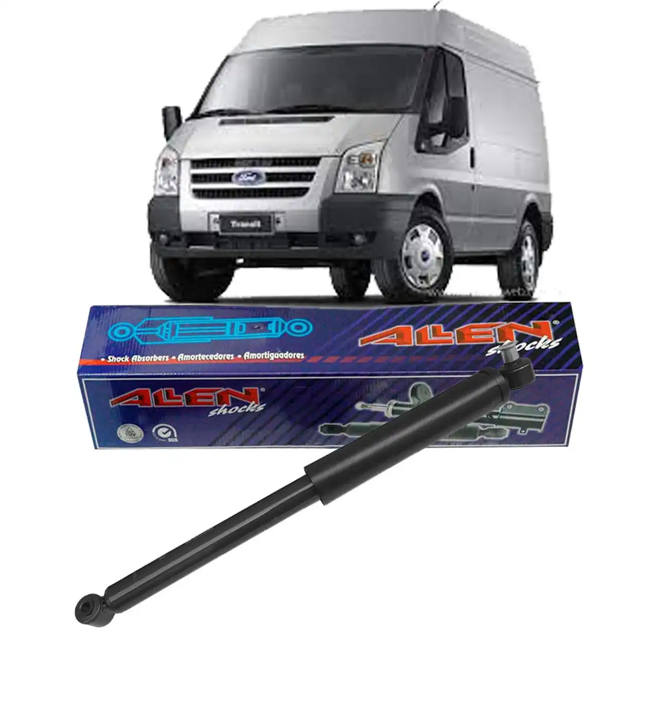 AMORTECEDOR TRASEIRO TRANSIT 2.4 2.8 TDCI 2008 A 2013