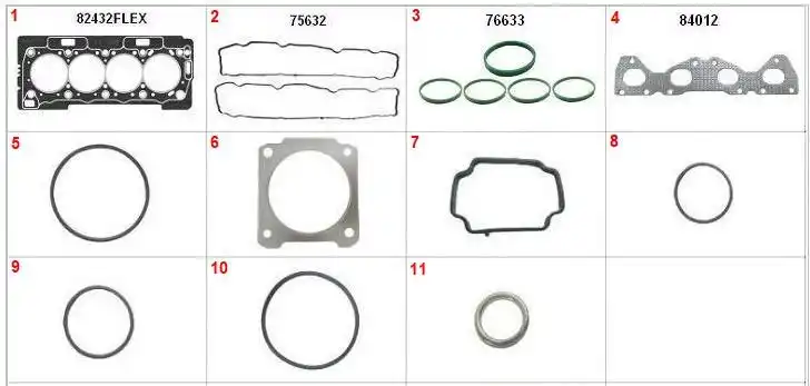 JUNTA MOTOR PEUGEOT 206 307 PARTNER 1.6 16V CITROEN C2 C3
