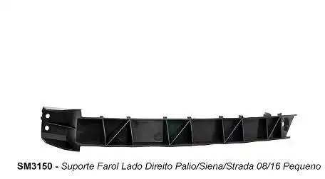 SUPORTE FAROL FIAT PALIO SIENA STRADA 2016 EM DIANTE DIR
