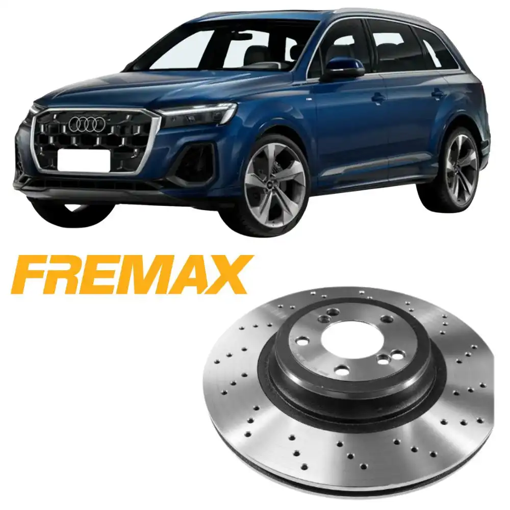 DISCO FREIO TRASEIRO AUDI Q7 3.6 16V 2008 A 2010 VENTILADO