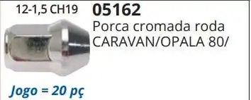 PORCA RODA OPALA 81/ CROMADA (S-10)