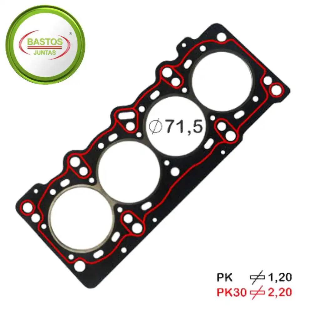 JUNTA CABECOTE PALIO 1.0 8V FIRE 2000 A 2019 FIBRA 3MM