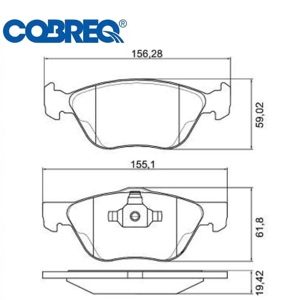 PASTILHA FREIO DIANTEIRA FIAT IDEA ADVENTURE 1.8 2010/ SISTE