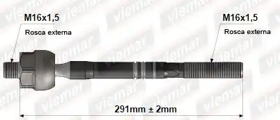 BARRA AXIAL CRUZE 12/16