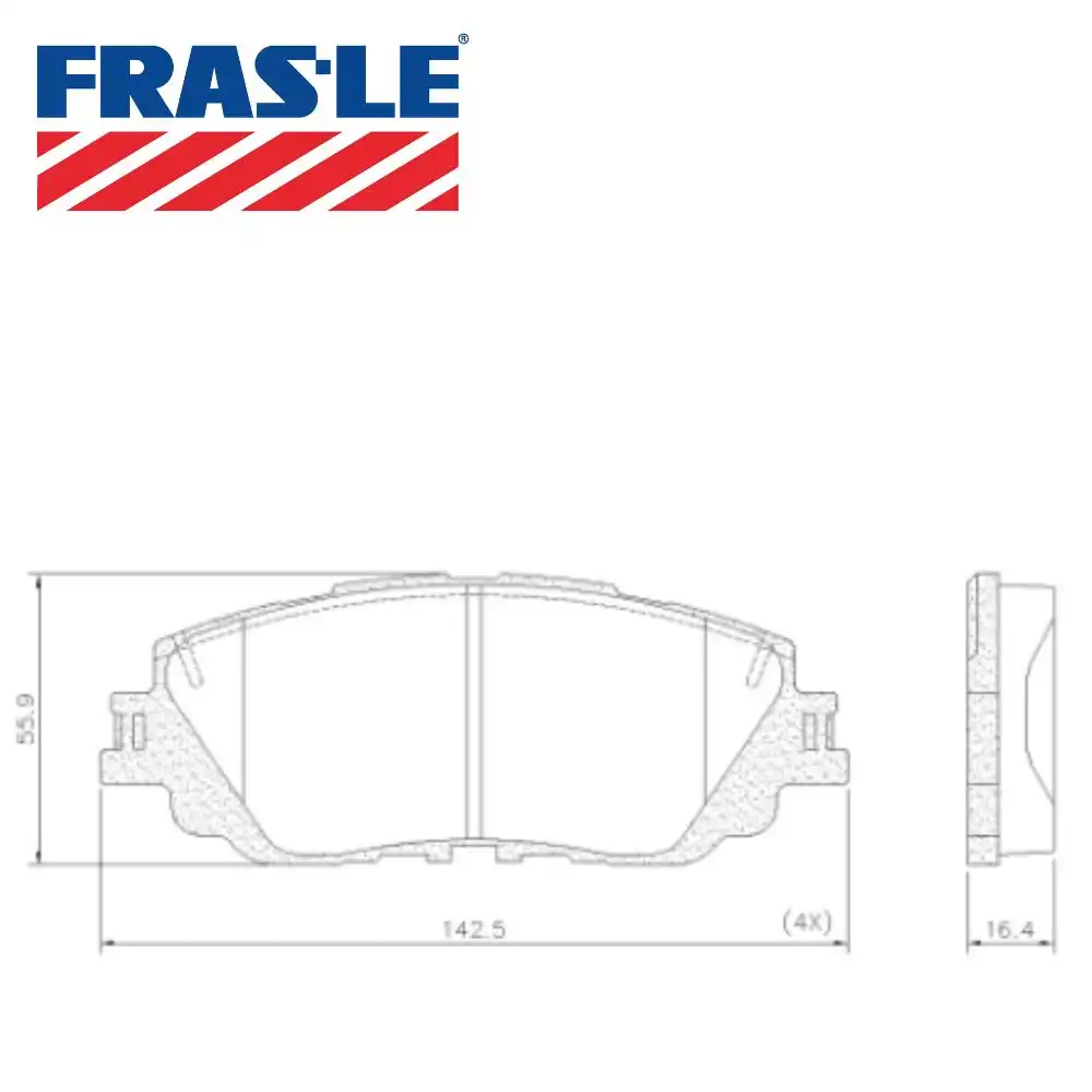PASTILHA FREIO DIANTEIRA TOYOTA COROLLA CROSS 2021 EM DIANTE