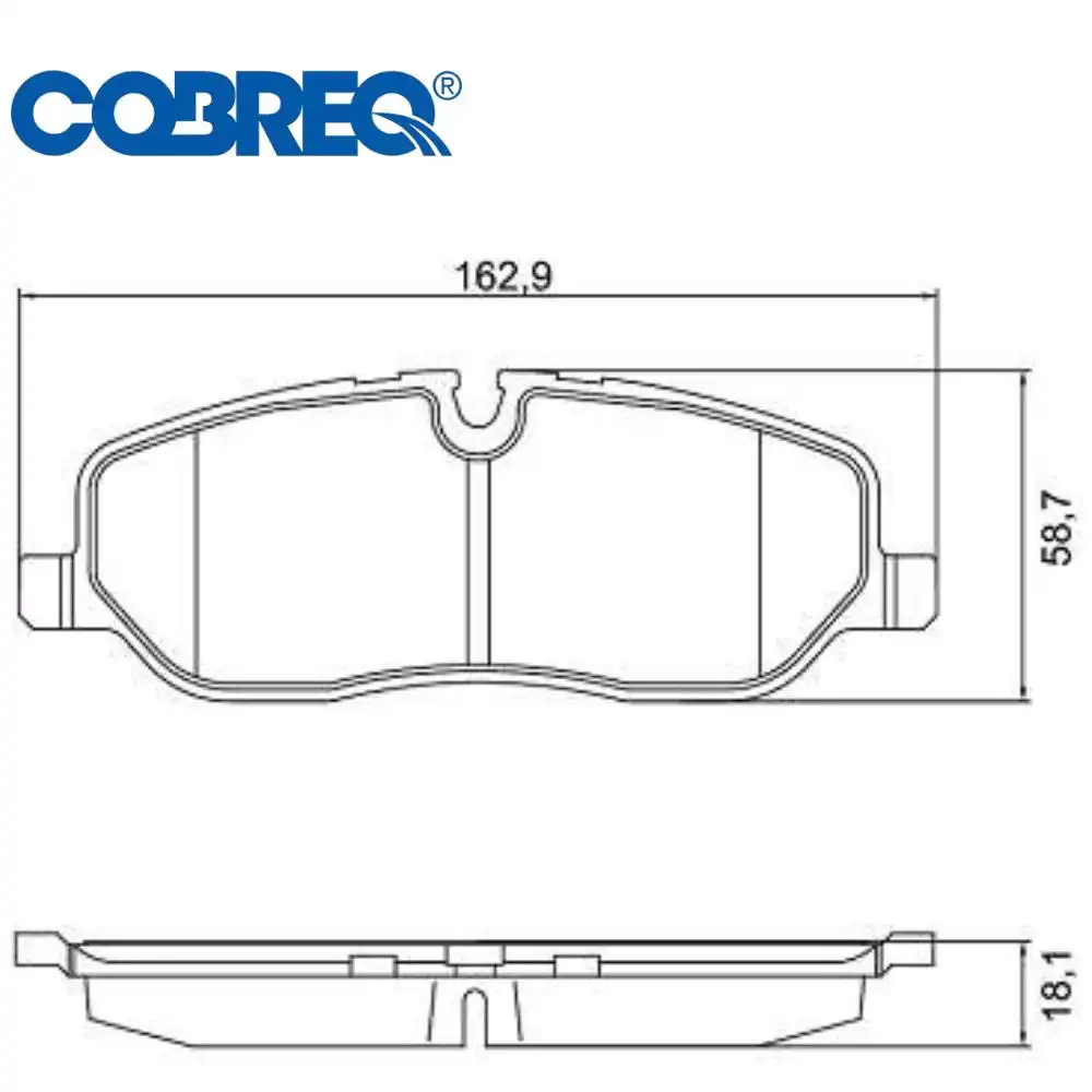 PASTILHA FREIO DIANTEIRA LAND ROVER DISCOVERY 3 2.7 4.0 4.4