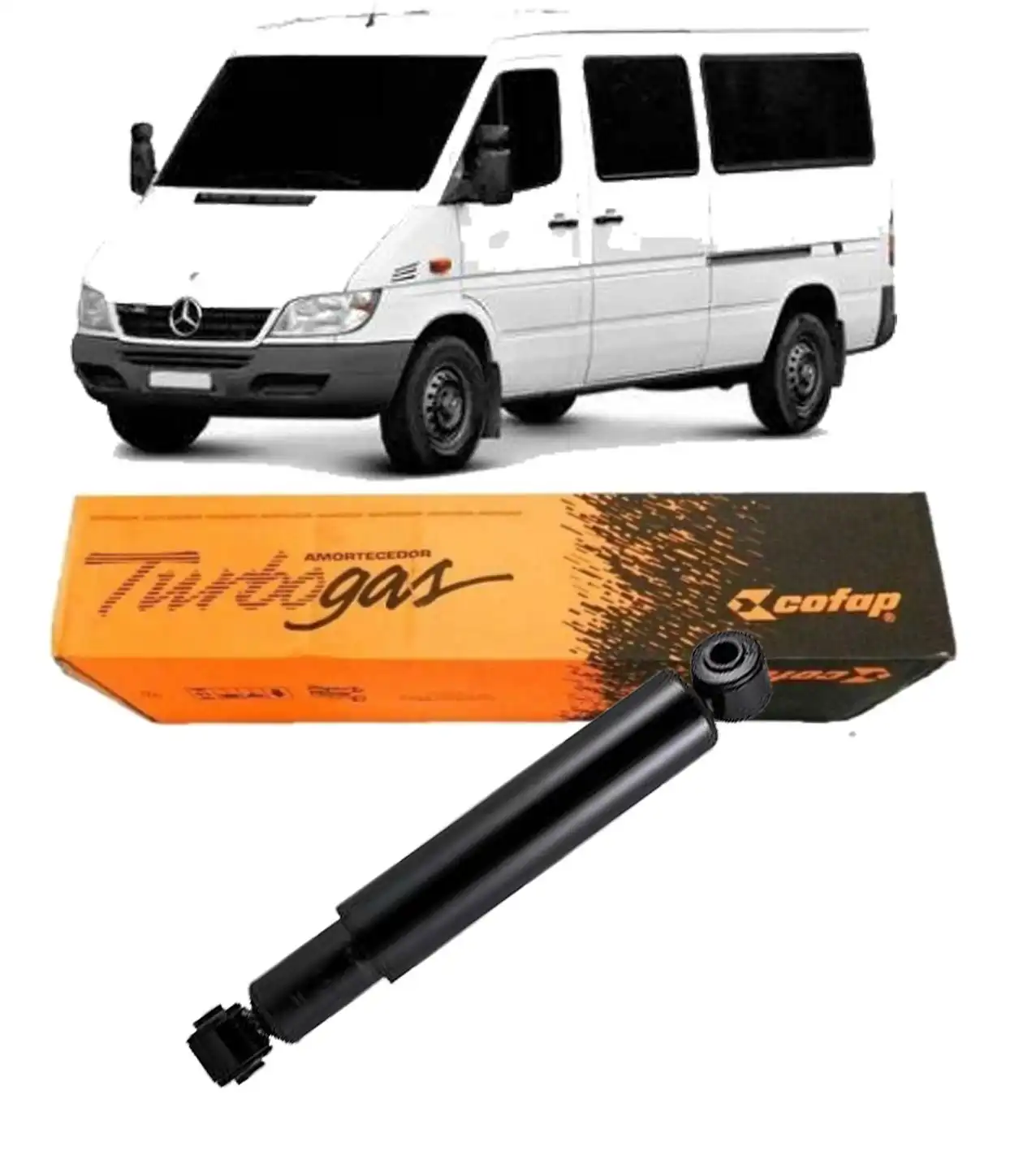 AMORTECEDOR TRASEIRO SPRINTER 310 311 313 1997 A 2011 OLEO