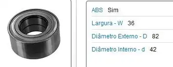 ROLAM RODA DIANT PEUGEOT 207 1.4 8V 2008 A 2015