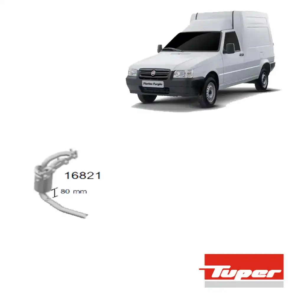 CANO SAIDA MOTOR FIAT FIORINO FIRE 1.3 8V 2008 A 2013