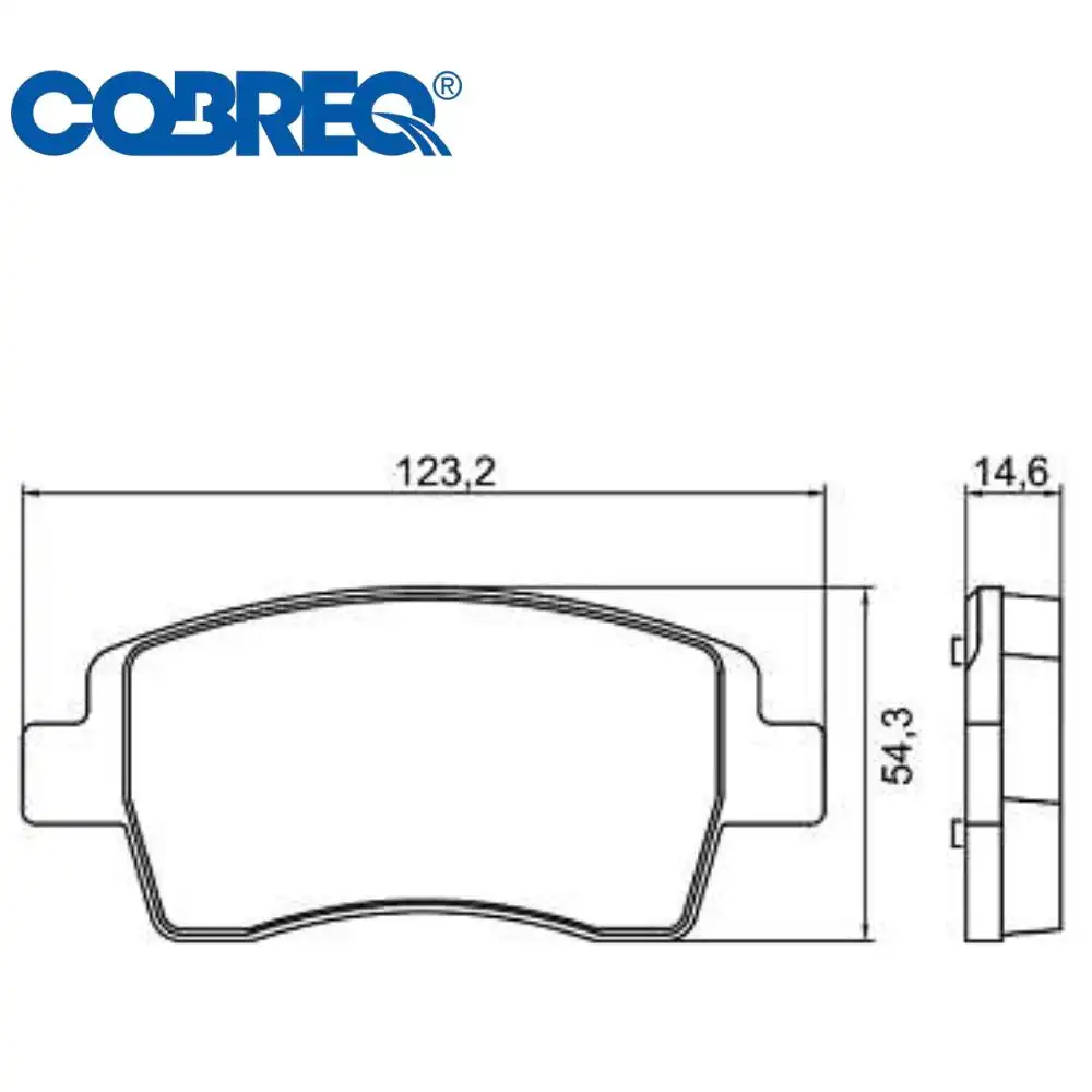 PASTILHA FREIO DIANTEIRA TOYOTA ETIOS 1.3 16V 2013/