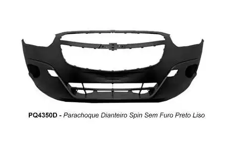 PARACHOQUE DIANT SPIN 2012 A 2018 S/FURO PRETO LISO