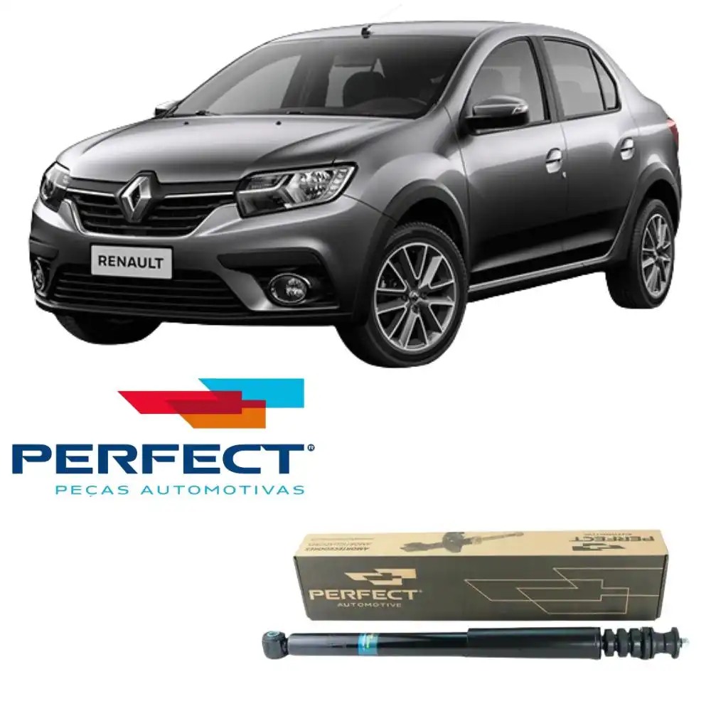 AMORTECEDOR TRASEIRO RENAULT LOGAN 2014 A 2019