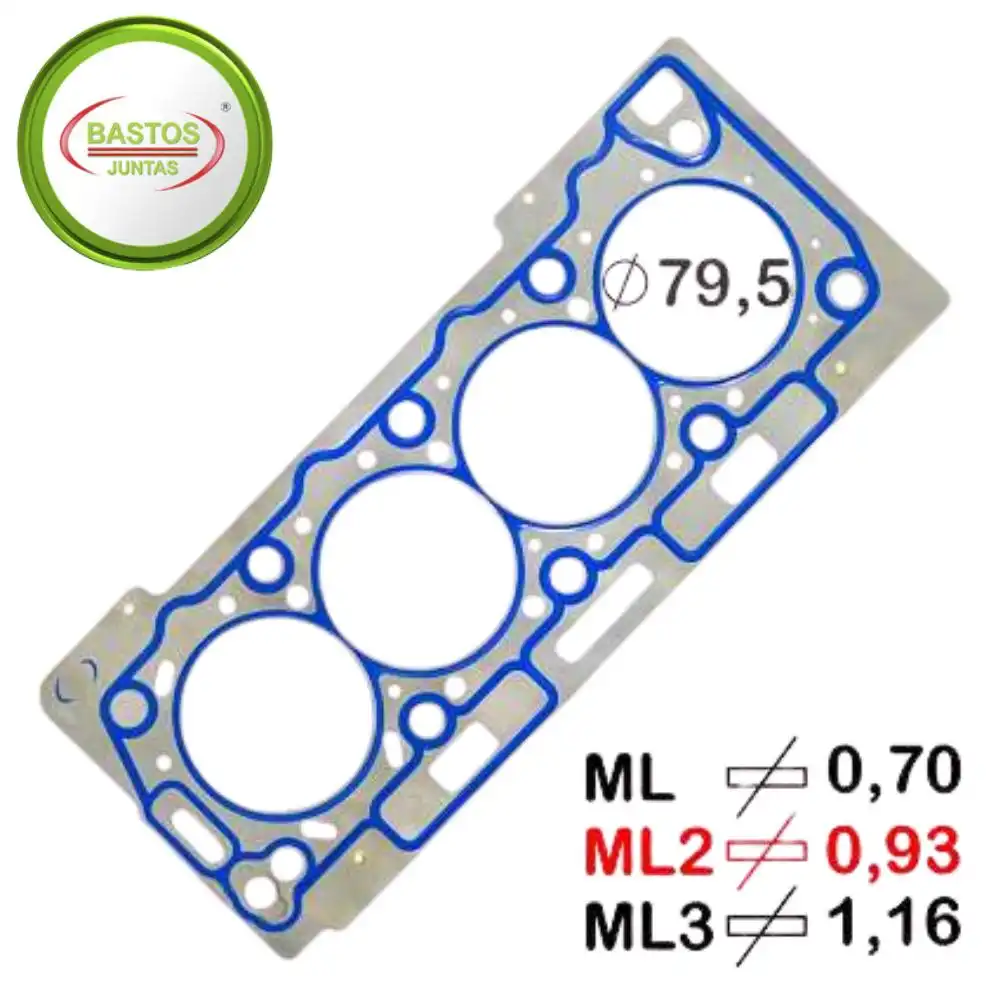 JUNTA CABECOTE PEUGEOT 206 307 PARTNER C3 XSARA 1.6 METAL