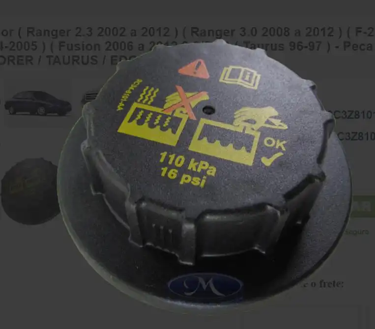 TAMPA RESERV.DAGUA RADIADOR FUSION 2009 A 2012