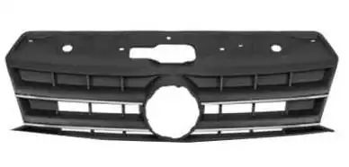 GRADE RADIADOR AMAROK 2015/ PRETA (FRISO CROMADO)