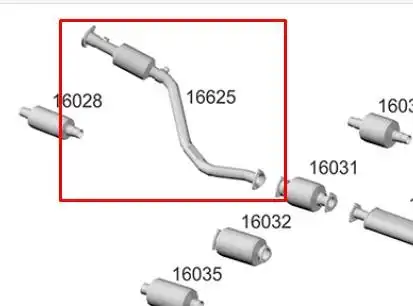 CANO SAIDA MOTOR GOL PLUS 1.6,1.8 2003/2008 GAS E FLEX