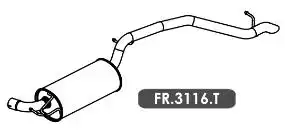 SILENC TRAS FOCUS 1.6 2.0 16V HATCH/ SEDAN 2010/ 2013