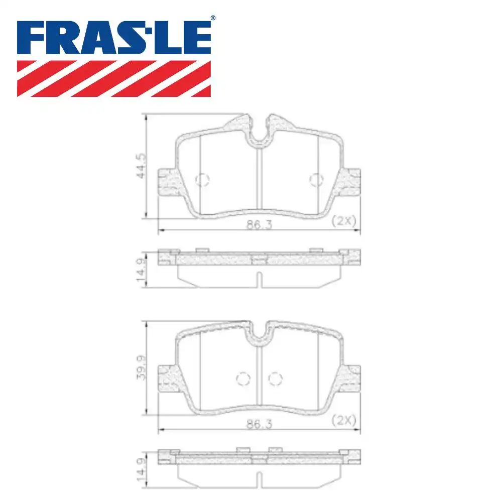 PASTILHA FREIO TRASEIRA BMW 320I 2.0 16V 2019 ACIMA