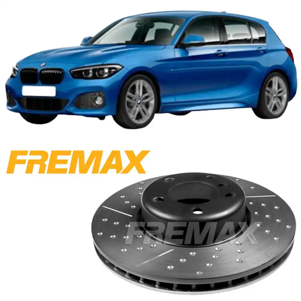 DISCO FREIO TRASEIRO BMW 125I 2.0 16V 2013 A 2019 VENTILADO