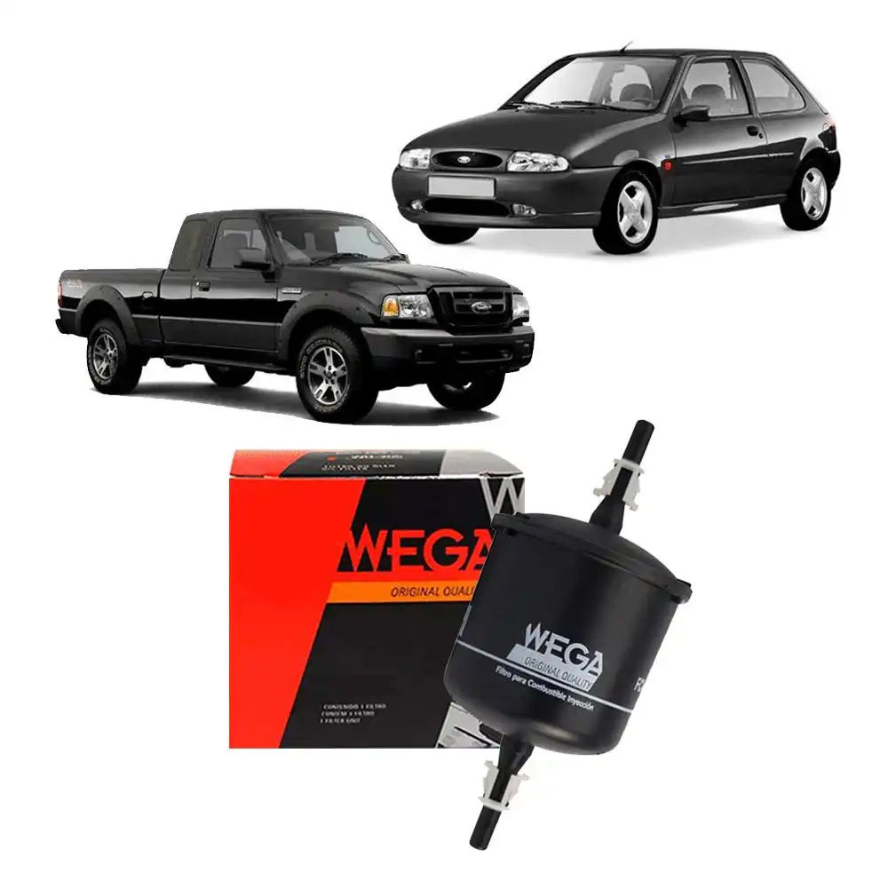 FILTRO COMBUSTIVEL FIESTA 1.0 1.3 1.4 1.6 ZETEC ROCAM 1996/