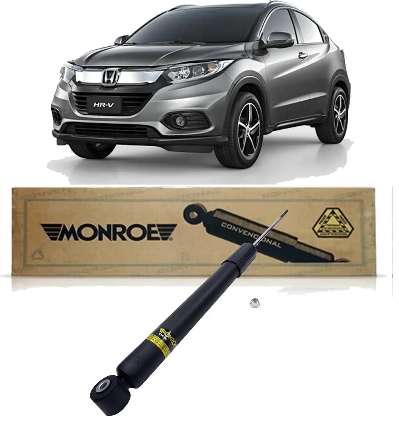 AMORTECEDOR TRASEIRO HONDA HR-V 2015 A 2019