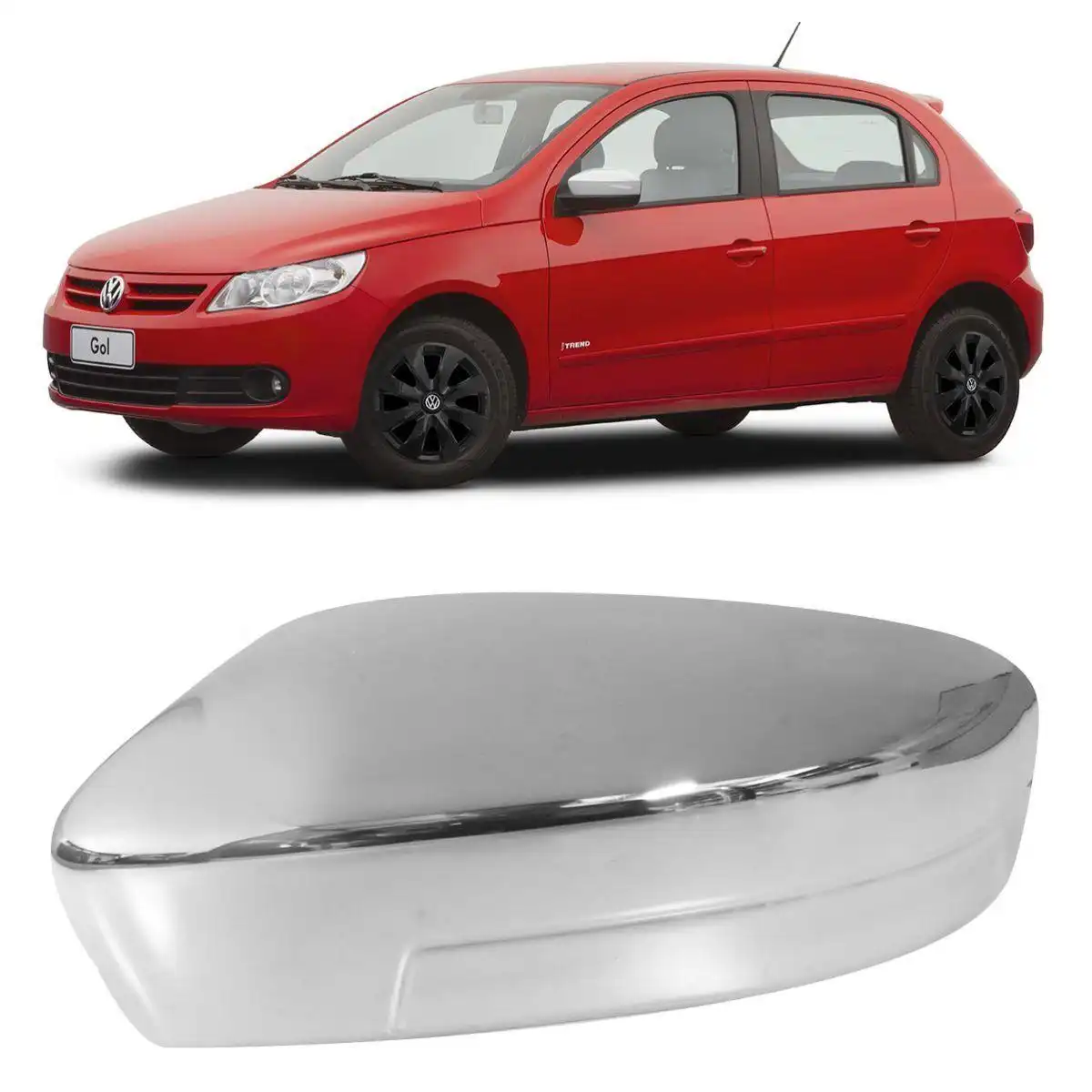 CAPA ESPELHO EXT GOL GER V ESQ CROMADA