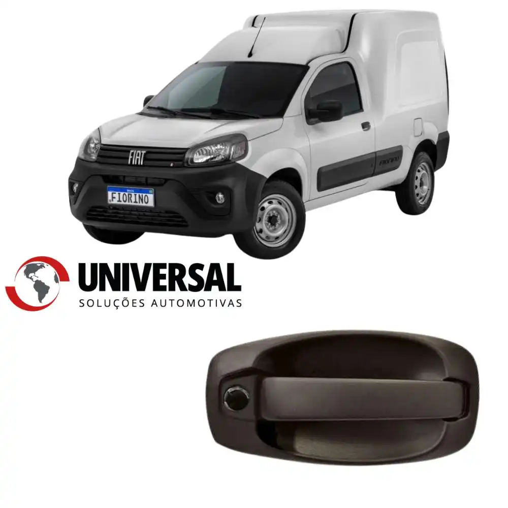 MACANETA TAMPA TRAS FIAT FIORINO 2013/ (BAU) SEM CHAVE